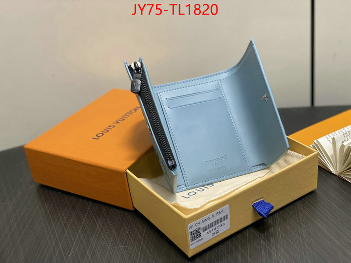LV Bags(TOP)-Wallet hot sale ID: TL1820 $: 75USD,