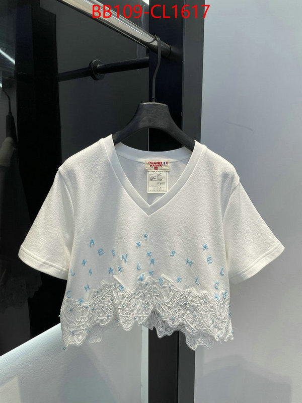 Clothing-Chanel buy high-quality fake ID: CL1617 $: 109USD