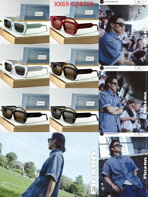Glasses-Gucci the best designer ID: GS8798 $: 69USD