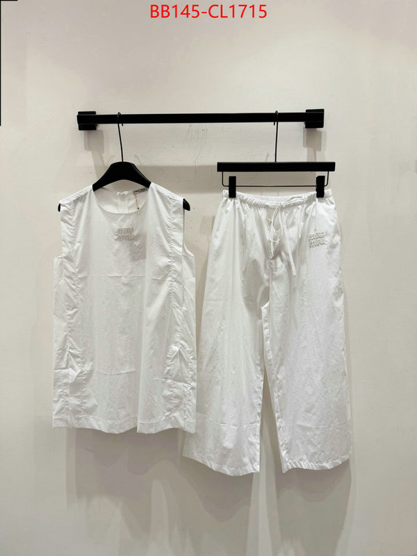 Clothing-MIU MIU buy the best replica ID: CL1715 $: 145USD