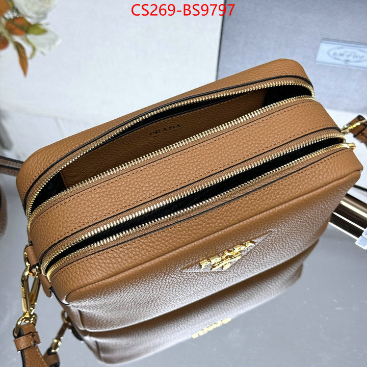 Prada Bags(TOP)-Crossbody- what is a counter quality ID: BS9797 $: 269USD,