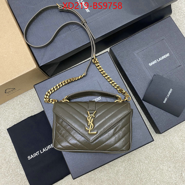 YSL Bags(TOP)-Crossbody- buy high-quality fake ID: BS9758 $: 219USD,
