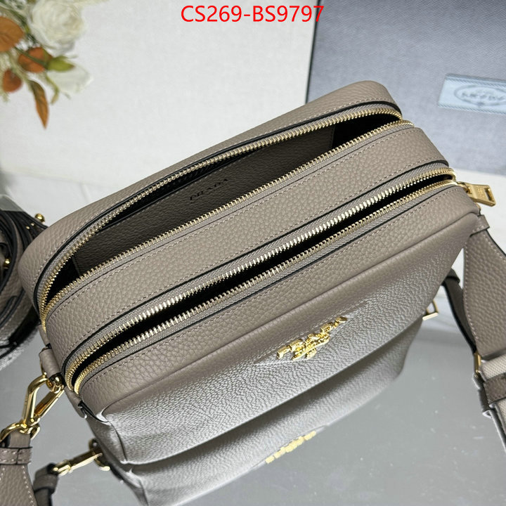 Prada Bags(TOP)-Crossbody- what is a counter quality ID: BS9797 $: 269USD,