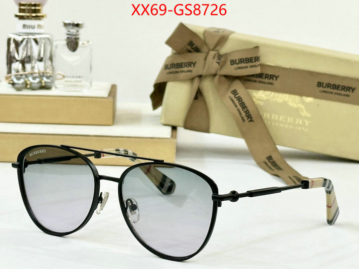 Glasses-Burberry replica 1:1 high quality ID: GS8726 $: 69USD