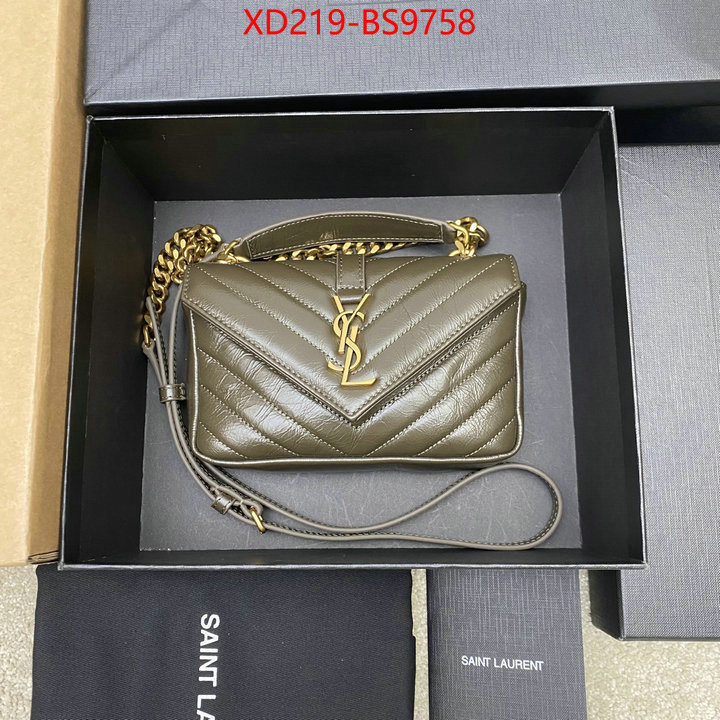 YSL Bags(TOP)-Crossbody- buy high-quality fake ID: BS9758 $: 219USD,