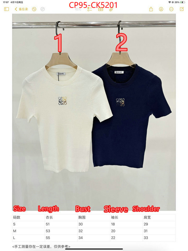 Clothing-Loewe buy cheap ID: CK5201 $: 95USD