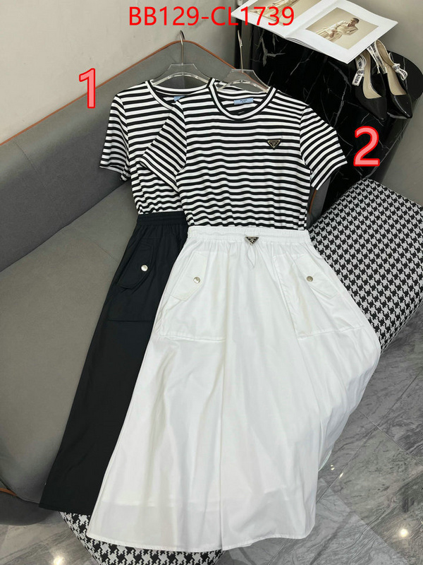 Clothing-Prada quality aaaaa replica ID: CL1739 $: 129USD