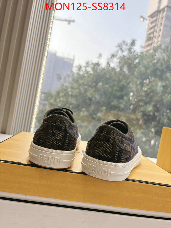 Men Shoes-Fendi best aaaaa ID: SS8314 $: 125USD