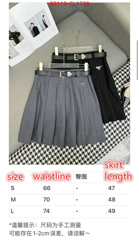 Clothing-Prada sell high quality ID: CL1738 $: 119USD