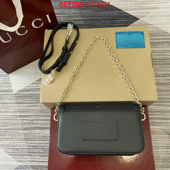 Gucci Bags(TOP)-Crossbody- what best replica sellers ID: BS9621 $: 265USD,
