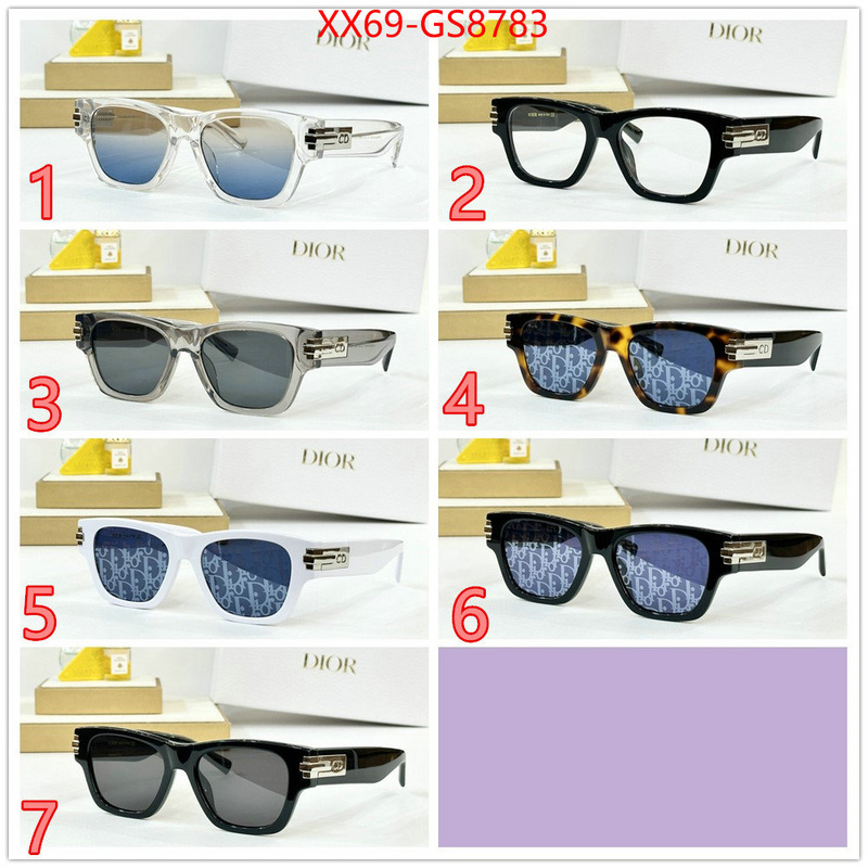 Glasses-Dior buy replica ID: GS8783 $: 69USD