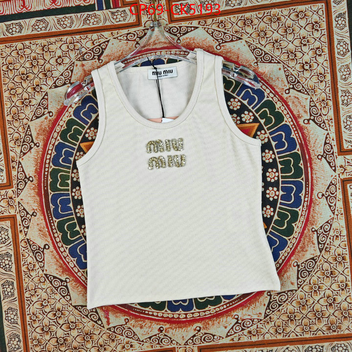 Clothing-MIU MIU counter quality ID: CK5193 $: 69USD