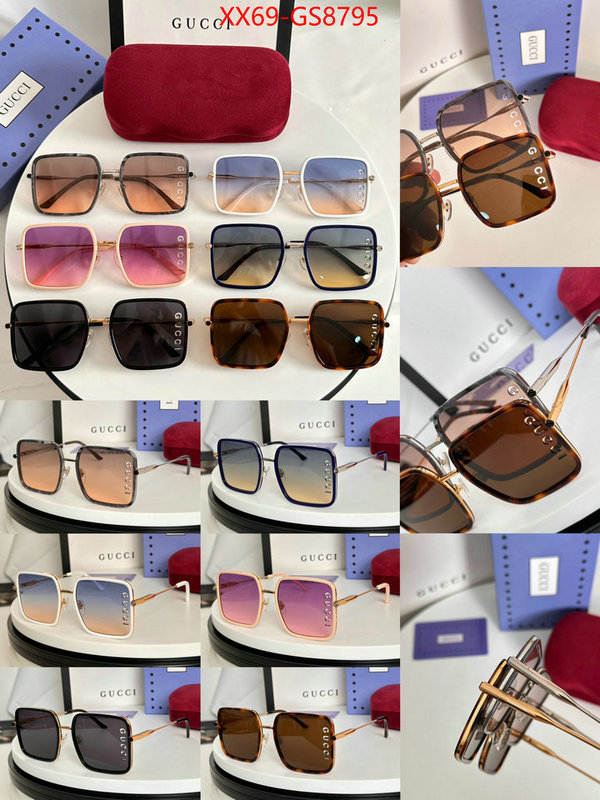 Glasses-Gucci first copy ID: GS8795 $: 69USD