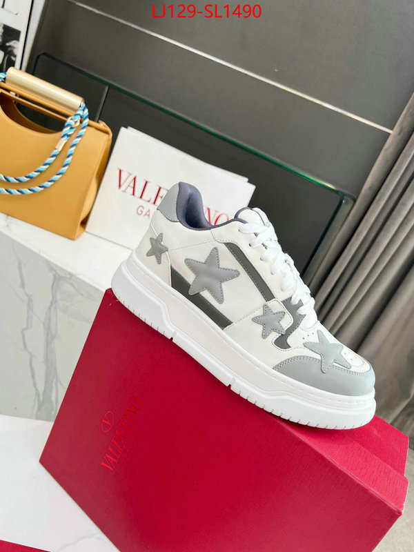 Men Shoes-Valentino mirror quality ID: SL1490 $: 129USD