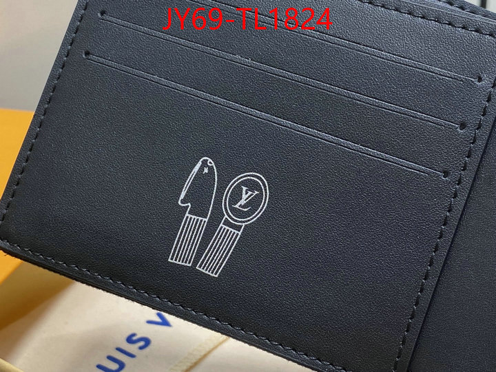 LV Bags(TOP)-Wallet what ID: TL1824 $: 69USD,