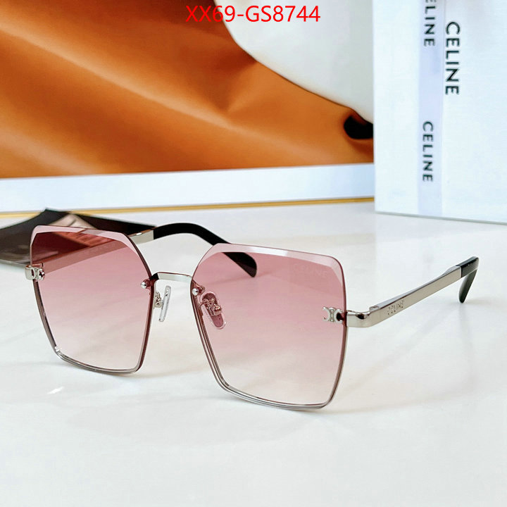 Glasses-CELINE luxury cheap ID: GS8744 $: 69USD