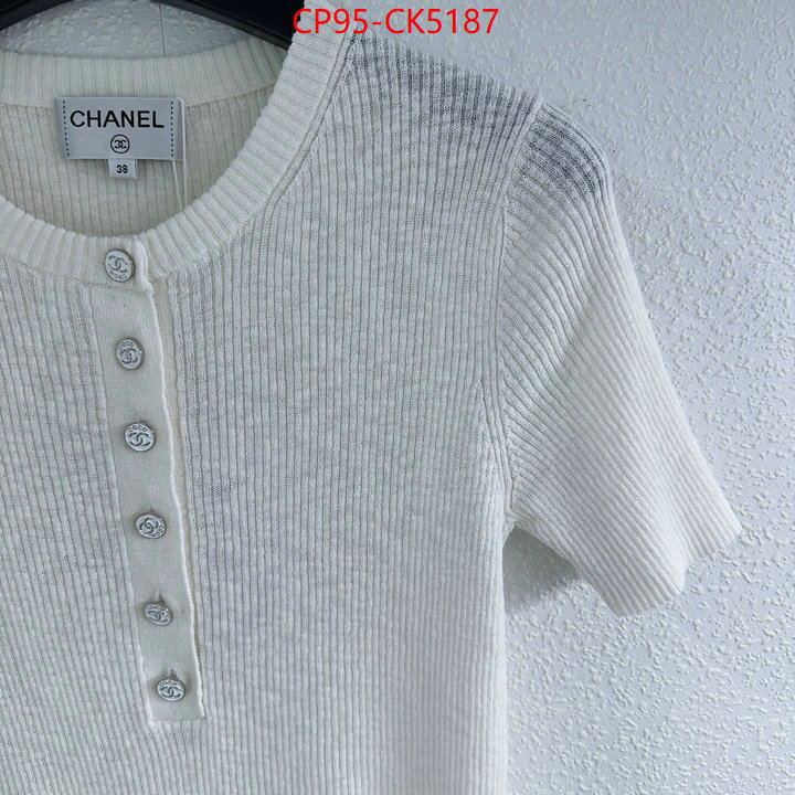 Clothing-Chanel high quality aaaaa replica ID: CK5187 $: 95USD
