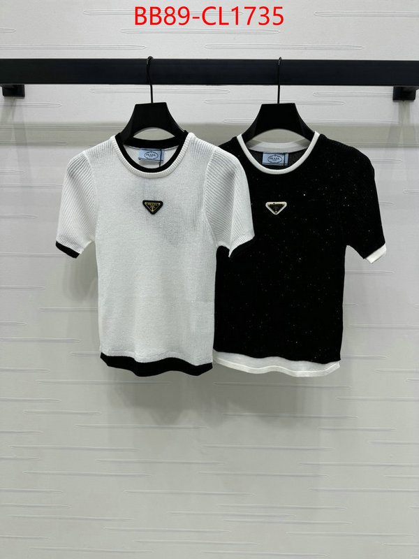 Clothing-Prada new designer replica ID: CL1735 $: 89USD