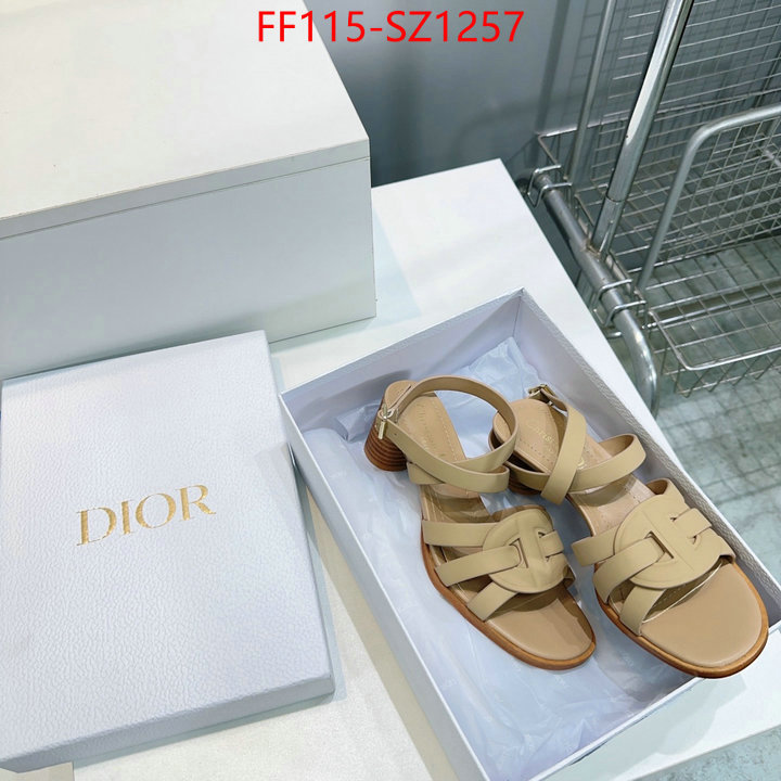 Women Shoes-Dior buy 2024 replica ID: SZ1257 $: 115USD