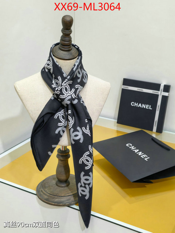Scarf-Chanel luxury fake ID: ML3064 $: 69USD