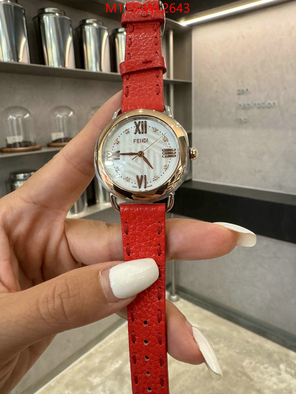 Watch(4A)-Fendi for sale online ID: WL2643 $: 115USD