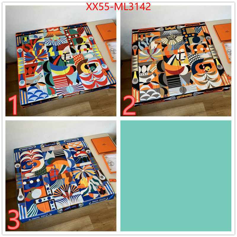 Scarf-Hermes the highest quality fake ID: ML3142 $: 55USD