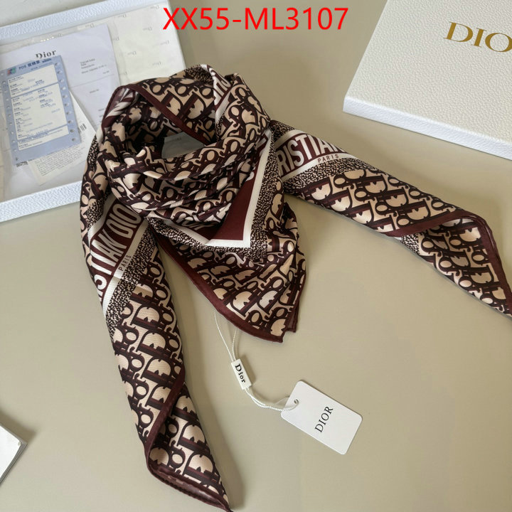Scarf-Dior perfect quality designer replica ID: ML3107 $: 55USD