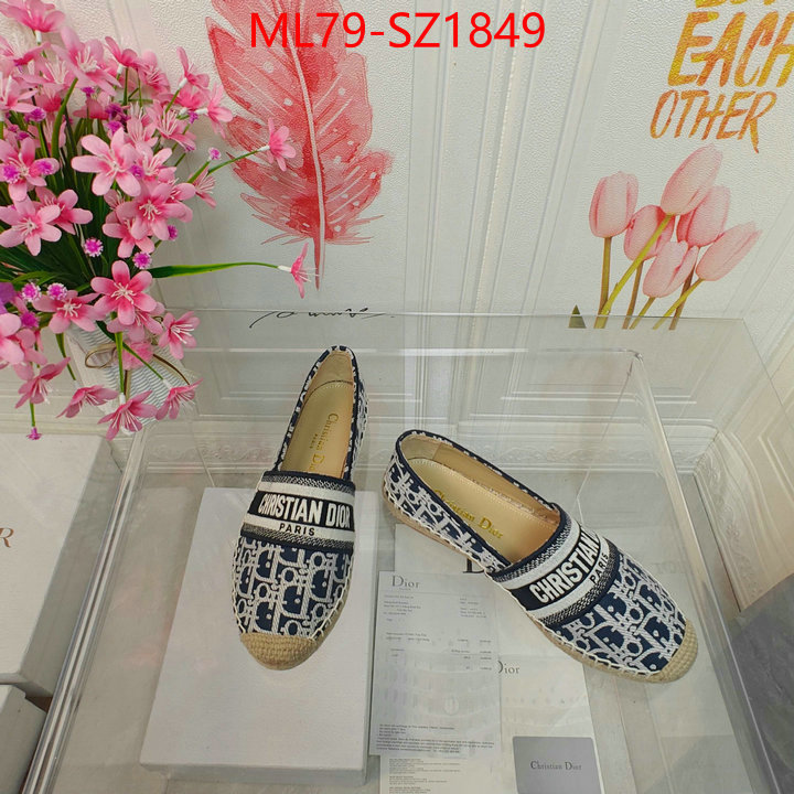 Women Shoes-Dior for sale online ID: SZ1849 $: 79USD