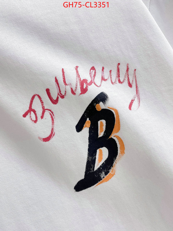 Clothing-Burberry designer fake ID: CL3351 $: 75USD