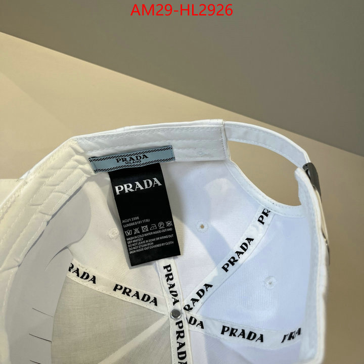 Cap (Hat)-Prada for sale cheap now ID: HL2926 $: 29USD