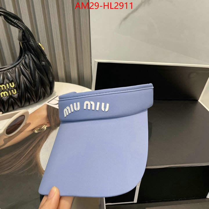 Cap(Hat)-Miu Miu buy cheap replica ID: HL2911 $: 29USD