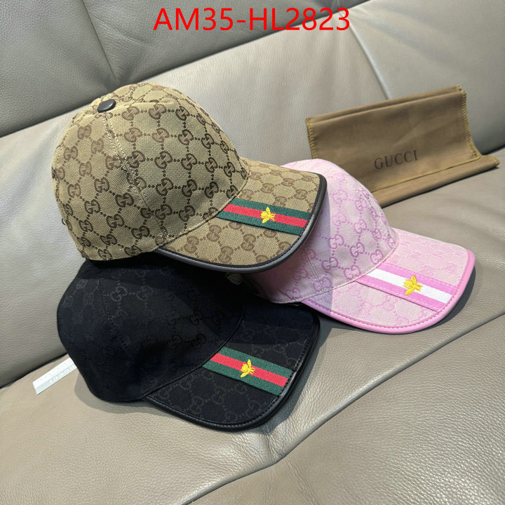 Cap(Hat)-Gucci cheap replica designer ID: HL2823 $: 35USD