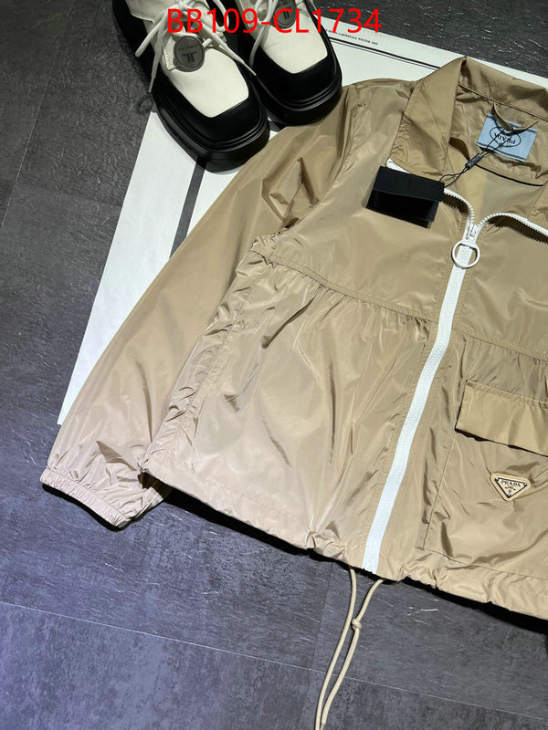 Clothing-Prada exclusive cheap ID: CL1734 $: 109USD