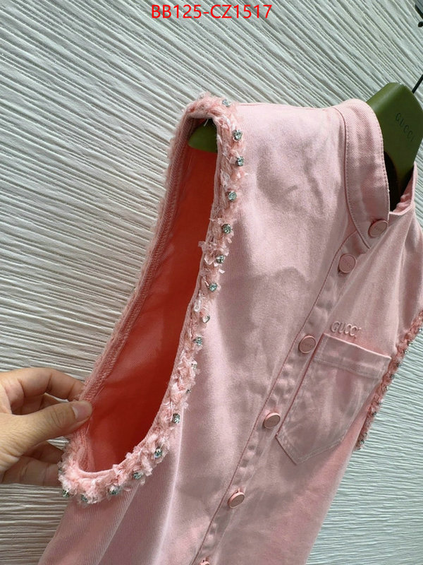 Clothing-Gucci counter quality ID: CZ1517 $: 125USD