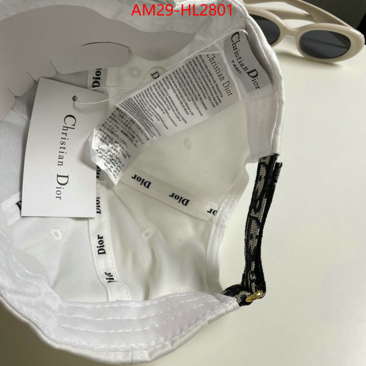 Cap (Hat)-Dior designer 7 star replica ID: HL2801 $: 29USD