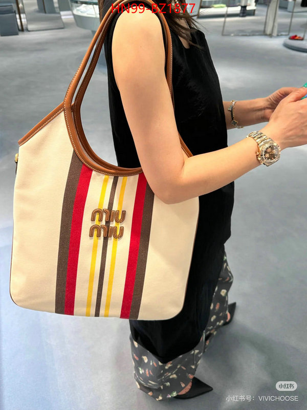 Miu Miu Bags(4A)-Handbag- practical and versatile replica designer ID: BZ1877 $: 99USD,