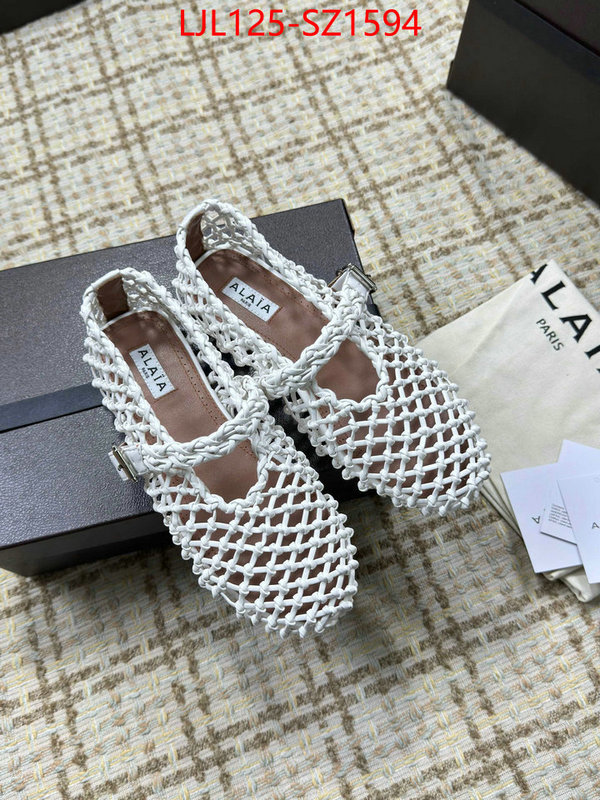 Women Shoes-ALAIA luxury fake ID: SZ1594 $: 125USD