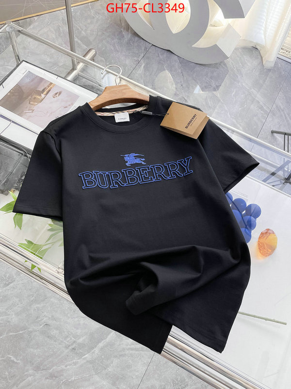 Clothing-Burberry luxury cheap ID: CL3349 $: 75USD