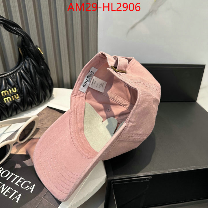 Cap(Hat)-Miu Miu aaaaa+ replica designer ID: HL2906 $: 29USD