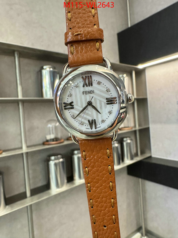 Watch(4A)-Fendi for sale online ID: WL2643 $: 115USD