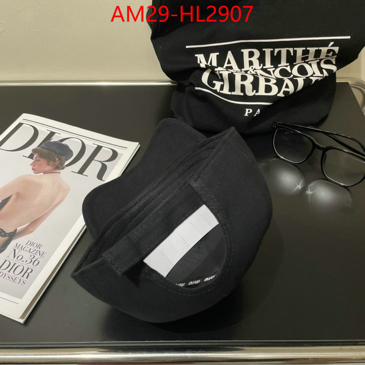 Cap(Hat)-Miu Miu how to buy replcia ID: HL2907 $: 29USD