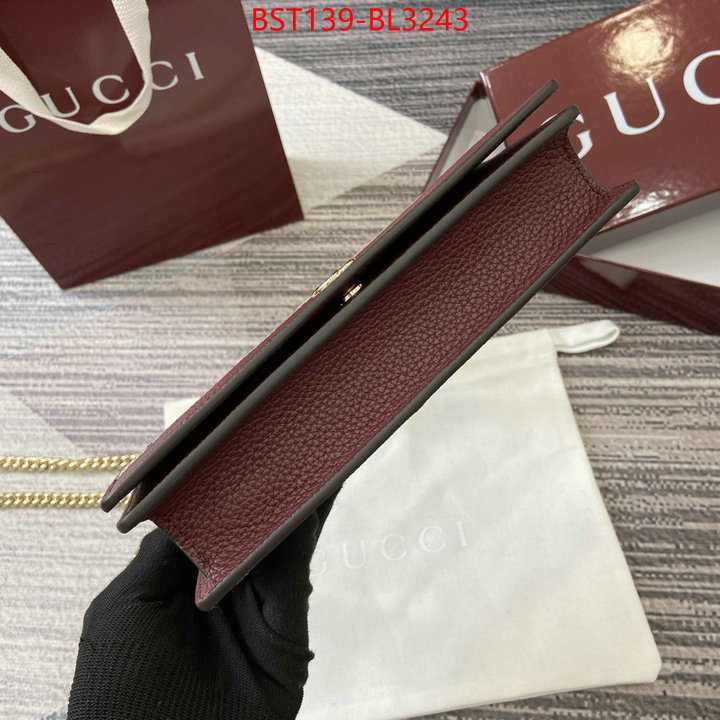 Gucci Bags(TOP)-Crossbody- luxury fake ID: BL3243 $: 139USD,
