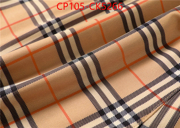Clothing-Burberry luxury cheap ID: CK5266 $: 105USD