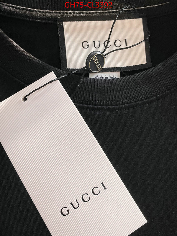 Clothing-Gucci buy luxury 2024 ID: CL3392 $: 75USD