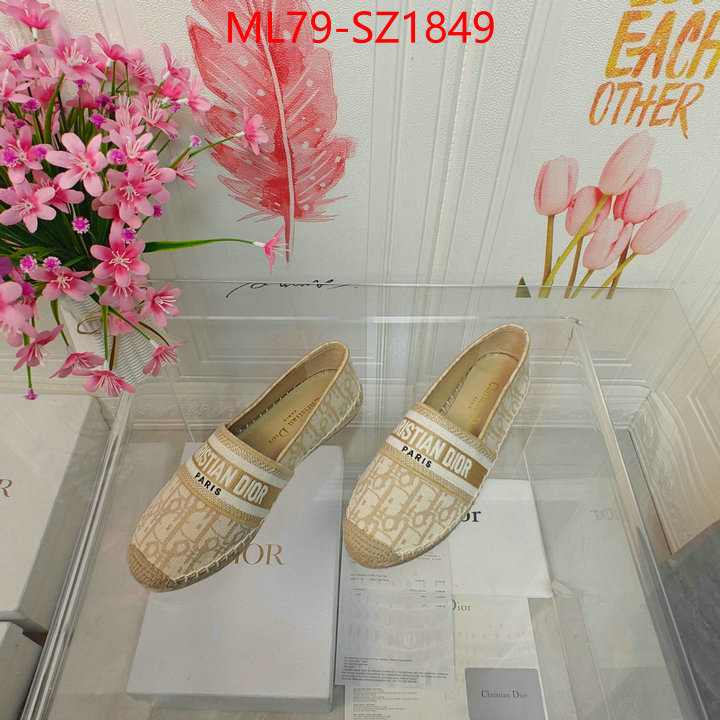 Women Shoes-Dior for sale online ID: SZ1849 $: 79USD