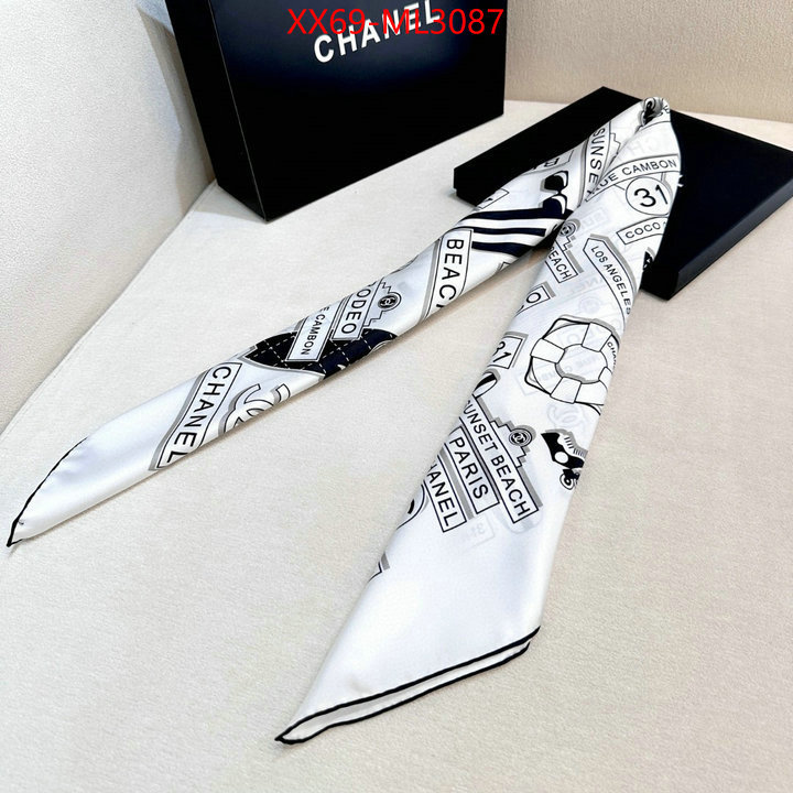 Scarf-Chanel wholesale replica shop ID: ML3087 $: 69USD