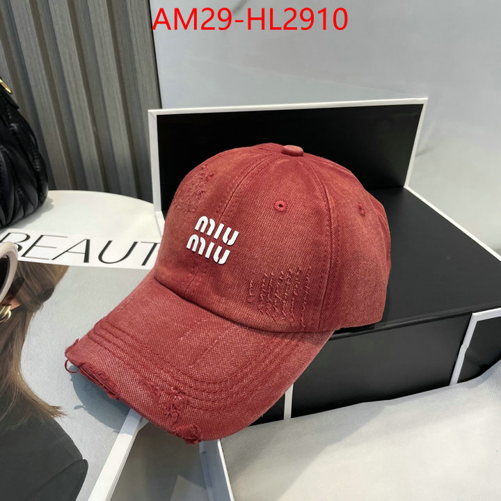 Cap(Hat)-Miu Miu best website for replica ID: HL2910 $: 29USD