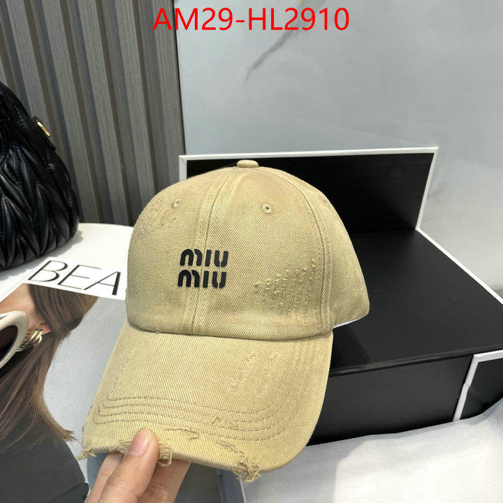 Cap(Hat)-Miu Miu best website for replica ID: HL2910 $: 29USD