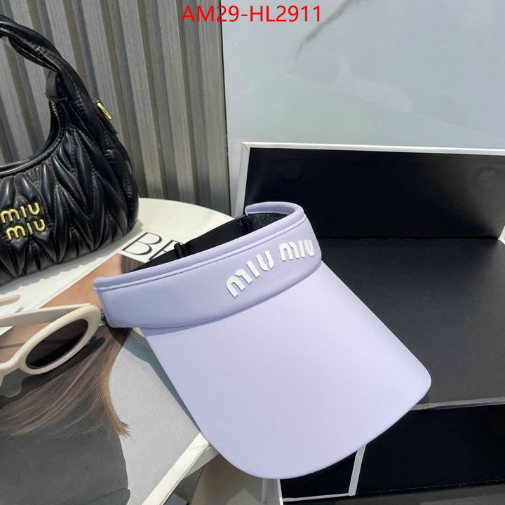 Cap(Hat)-Miu Miu buy cheap replica ID: HL2911 $: 29USD