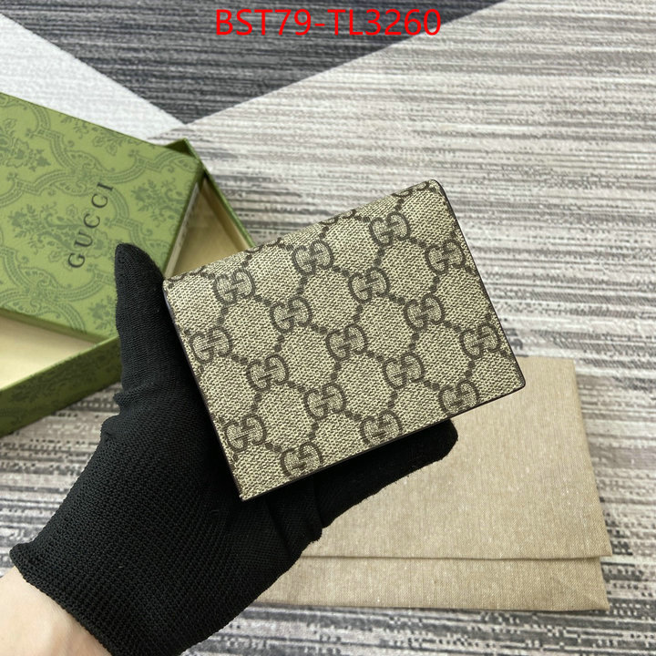 Gucci Bags(TOP)-Wallet- what best replica sellers ID: TL3260 $: 79USD,